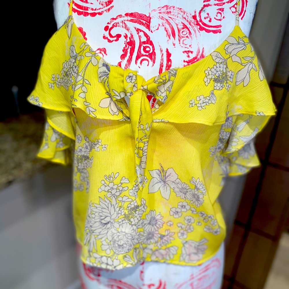 Lush Blouse- Cap sleeved top